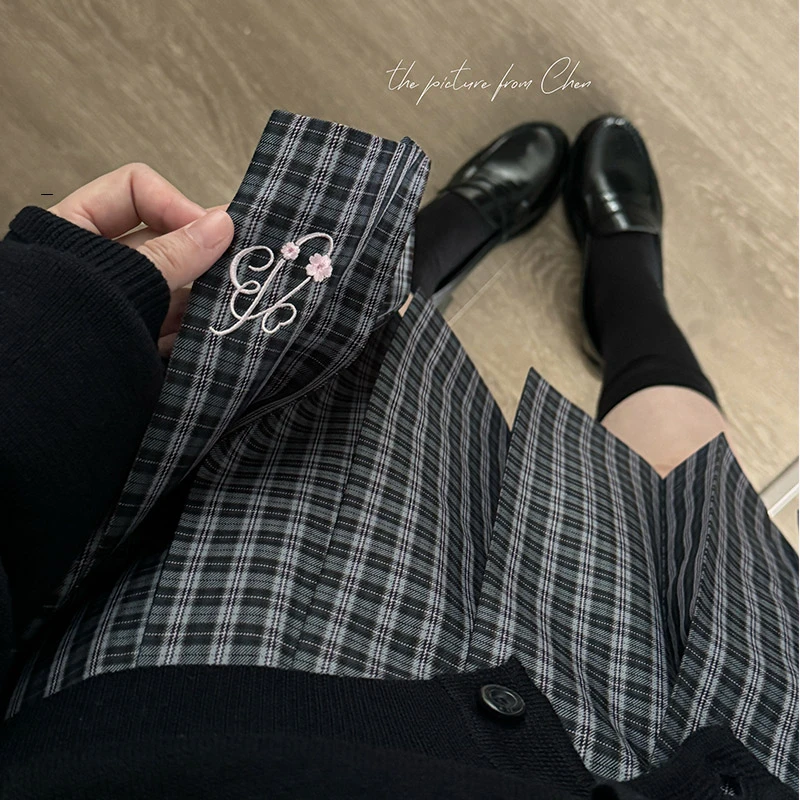 【弦樱】绊JK正版原创学院风小格JK制服格裙半身裙短裙中长裙