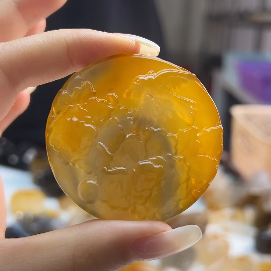 玛瑙/玉髓未镶嵌吊坠(不含链)