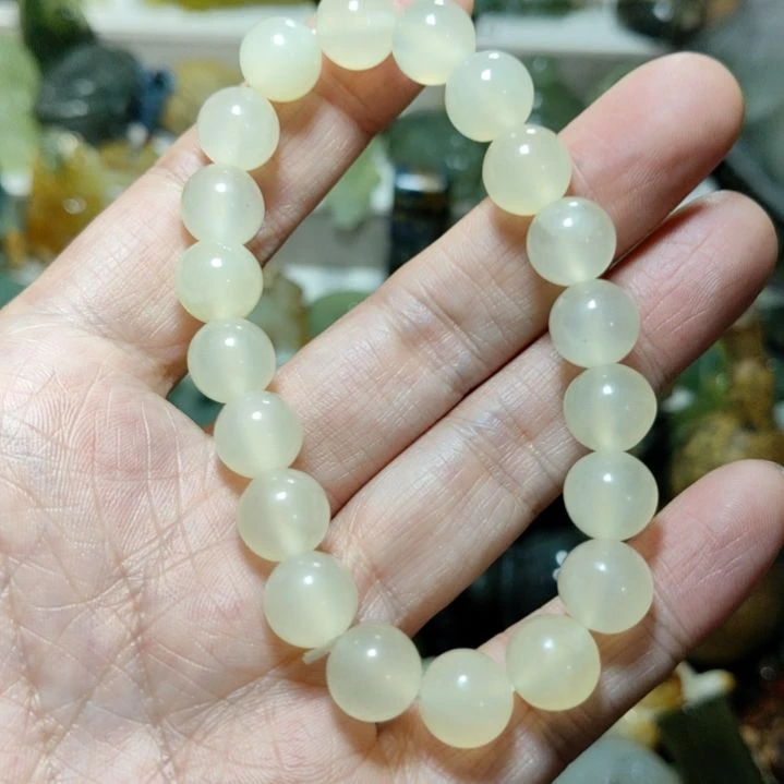 岫玉手串款式未镶嵌