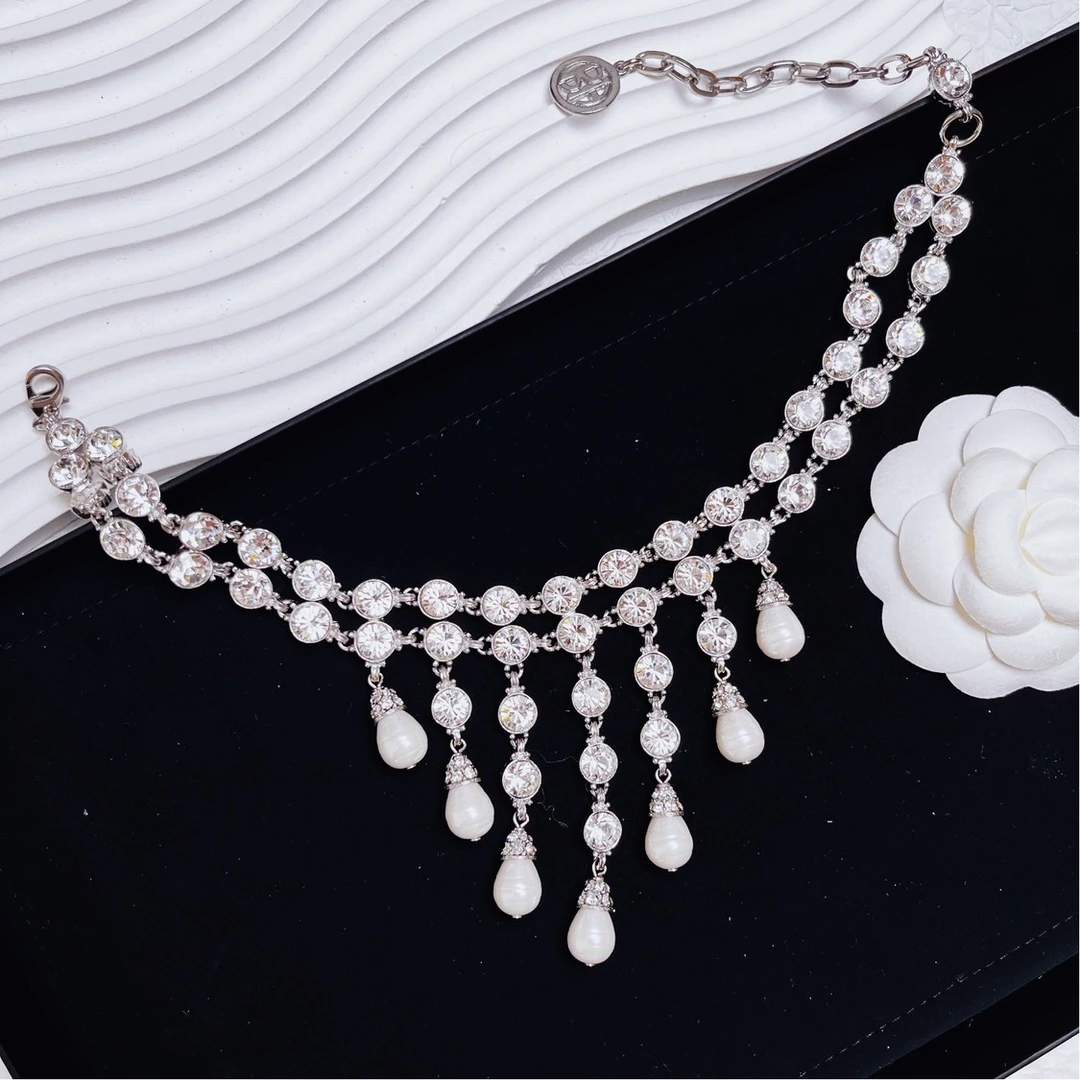 95新  柚礼中古/拜雅曼流苏项链LI501012