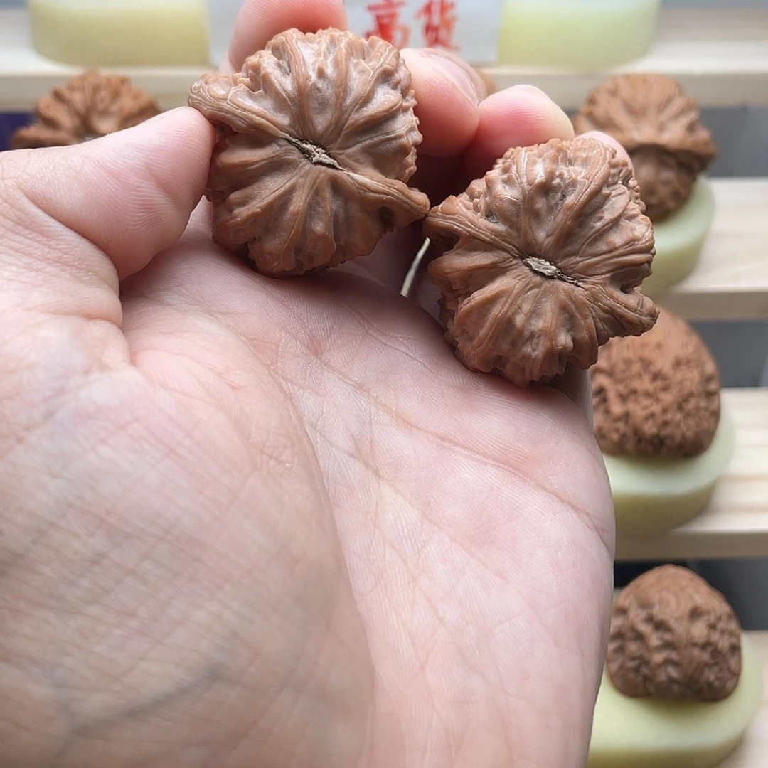 吊坠文玩核桃38全品白狮子