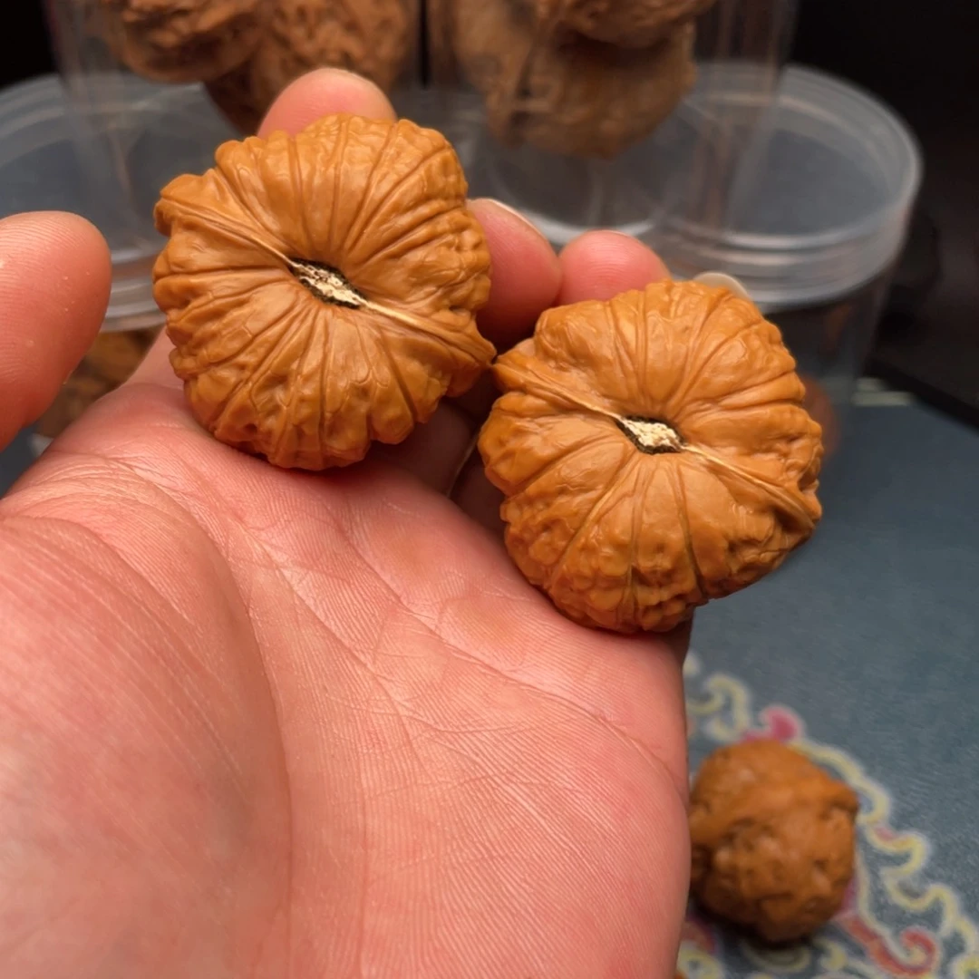 文玩核桃把件南瓜墩