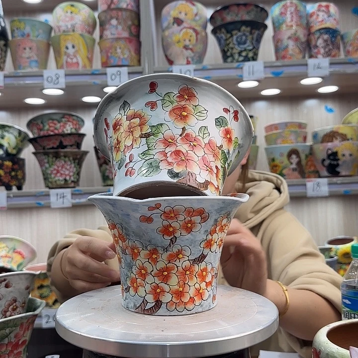 紫砂花盆瑕疵瑕疵827