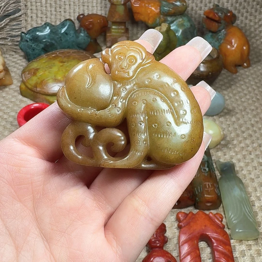 白玉菩提吊坠挂件