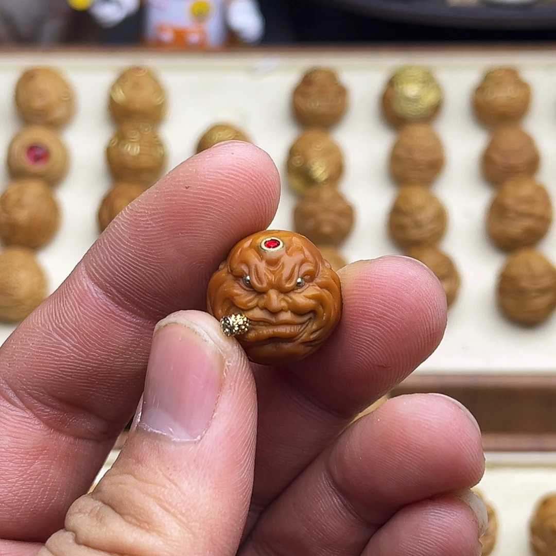 吊坠猴头核桃走色烟鬼18