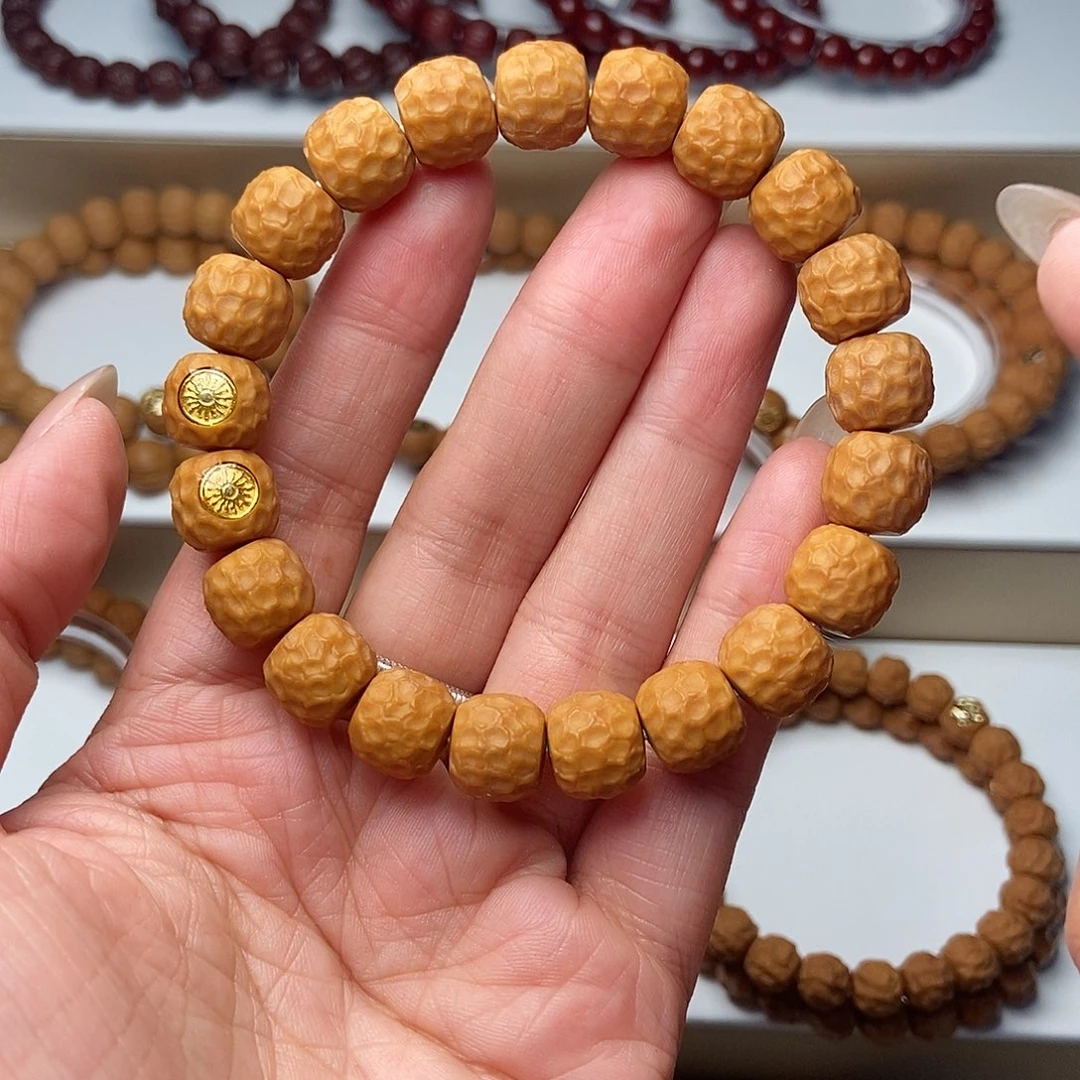 手串猴头核桃全品双标龙鳞尺寸11左右