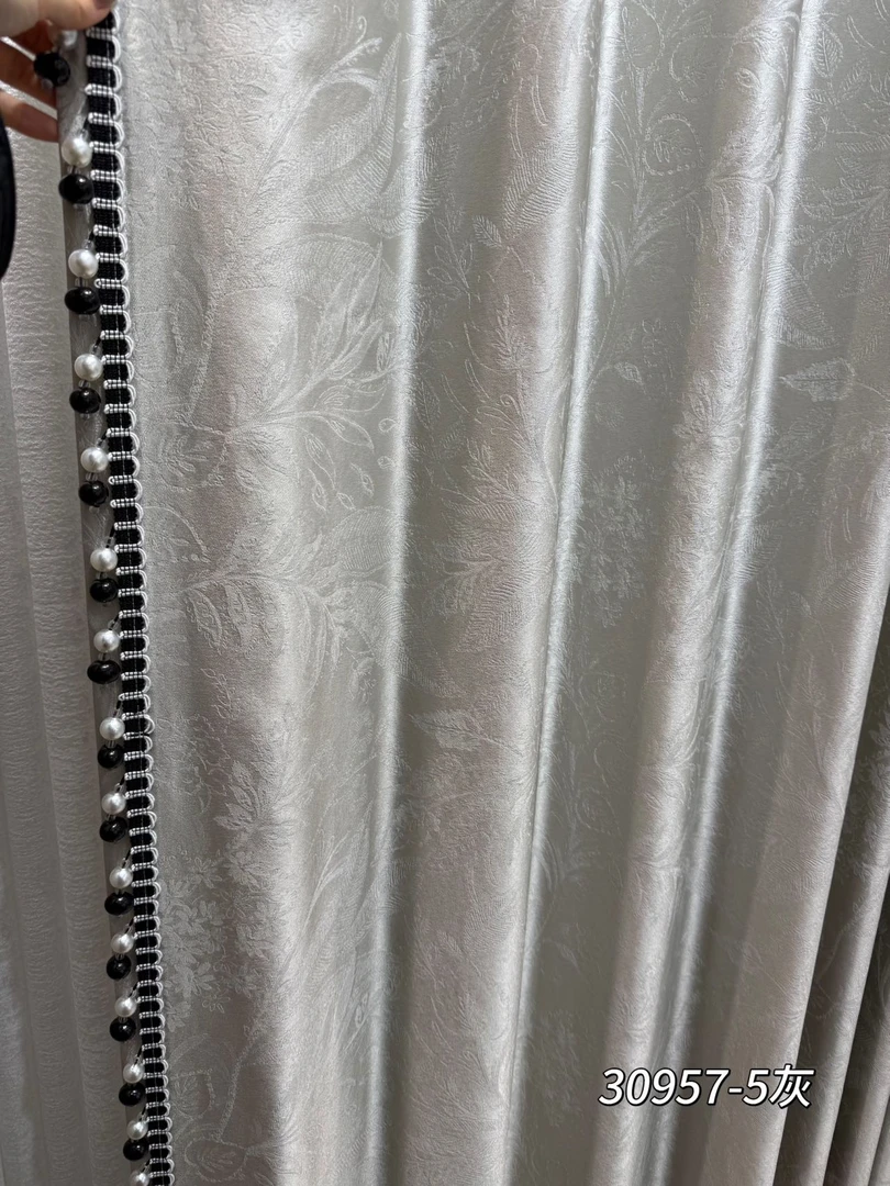 【三慕】亦布亦纱168含5米成品纱帘大样 含花边含一个版本 买断包邮