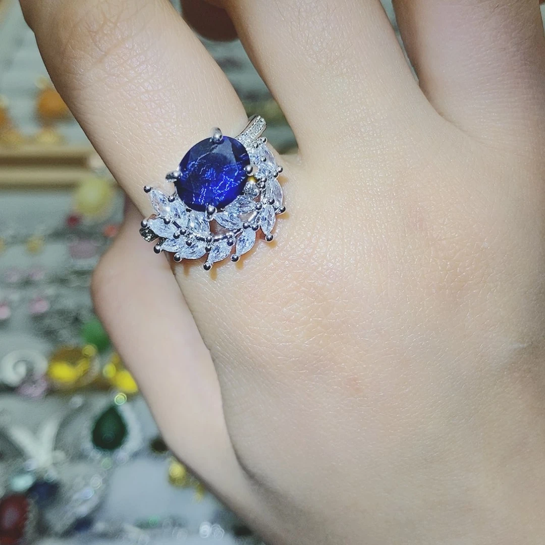 【闪购商品】托帕石耳饰银S925镶嵌