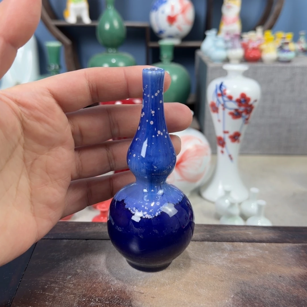 陶瓷手工小花器摆件