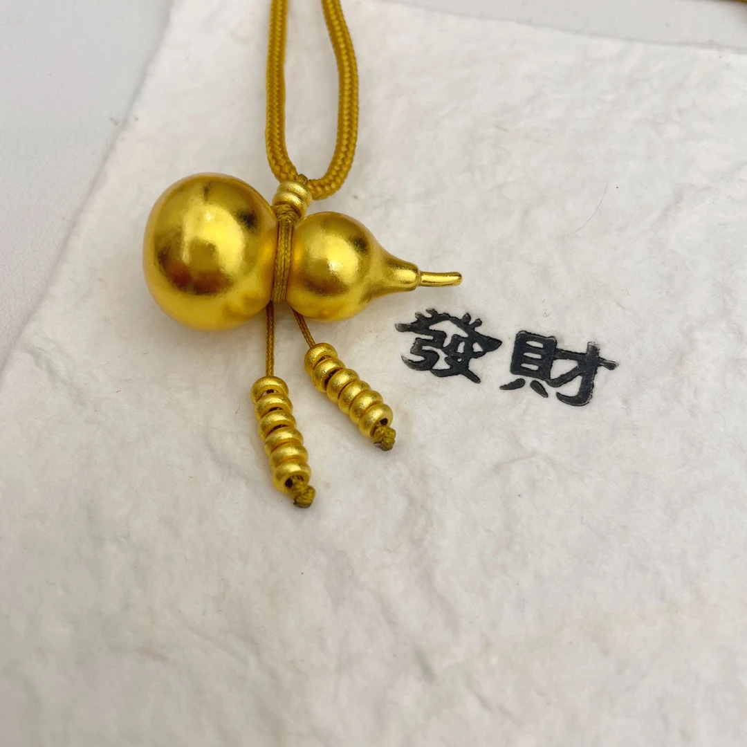 合金吊坠 福禄生财葫芦吊坠  福禄生财毛衣链