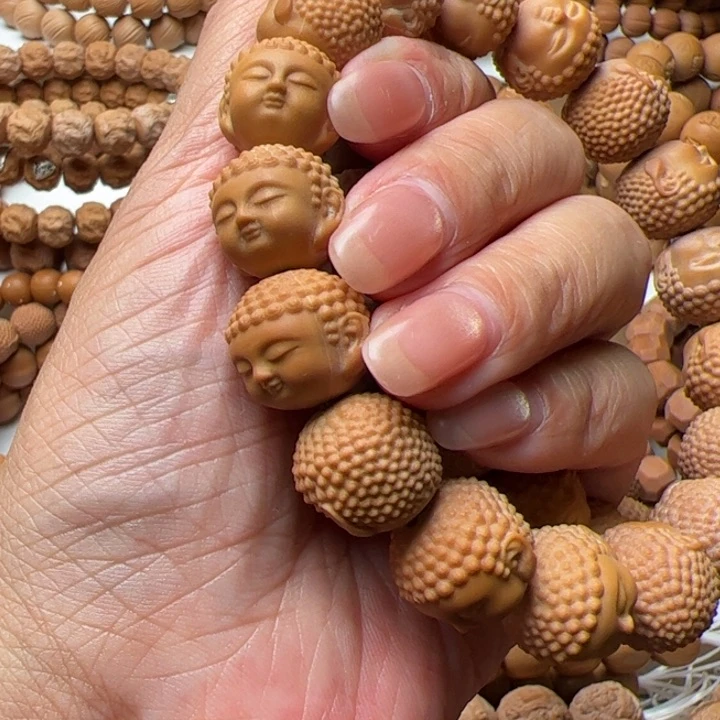 猴头核桃吊坠宝宝佛微瑕14-15