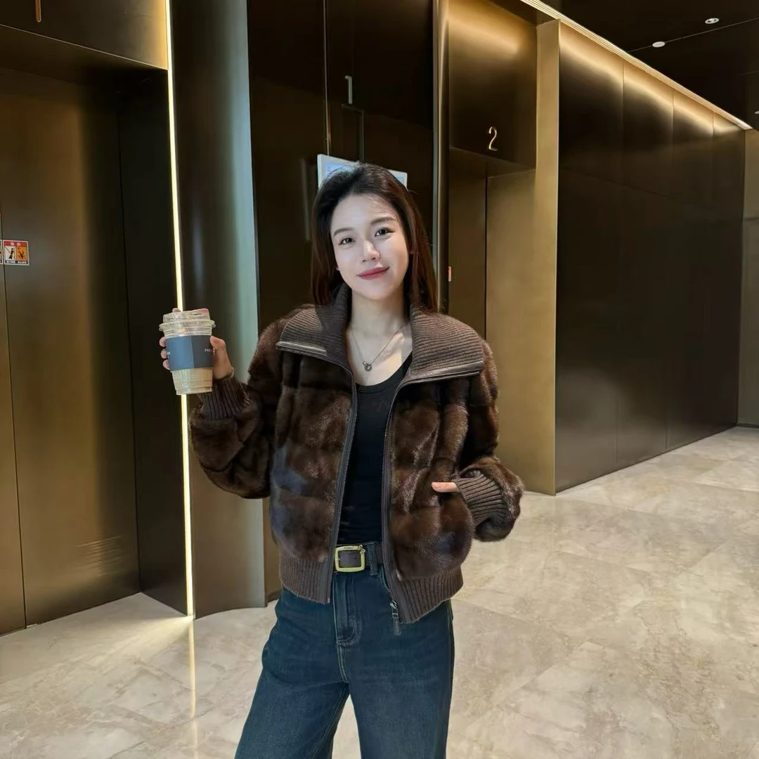 【汉拿山】特价！紫标绒系列毛毛外套