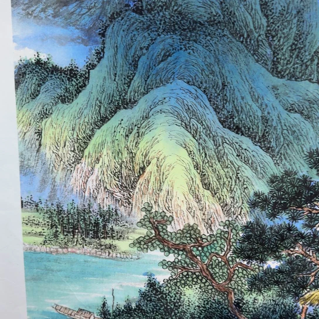 国画国画作品山水花鸟