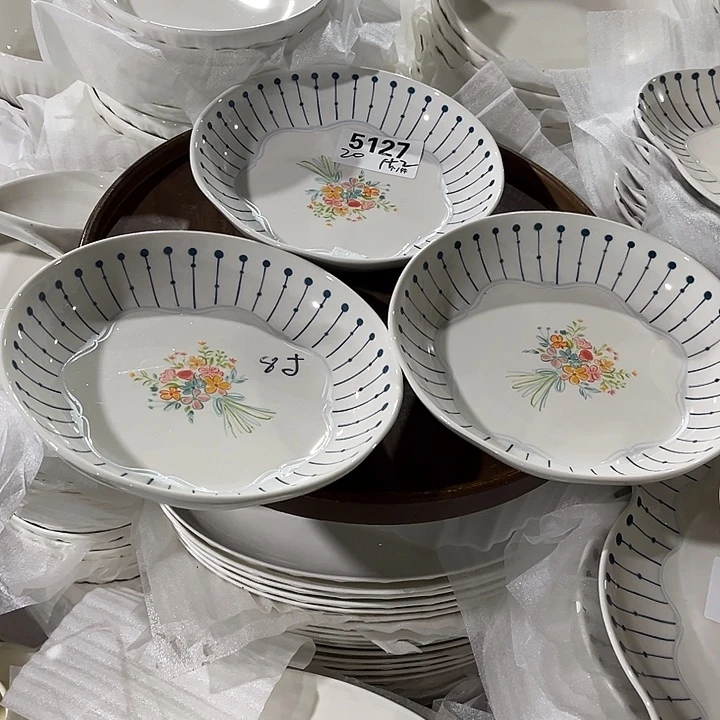 瓷微瑕外贸餐具5127