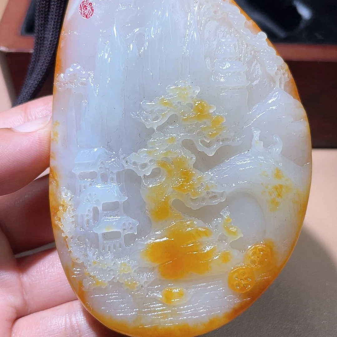 和田玉颈饰未镶嵌A7