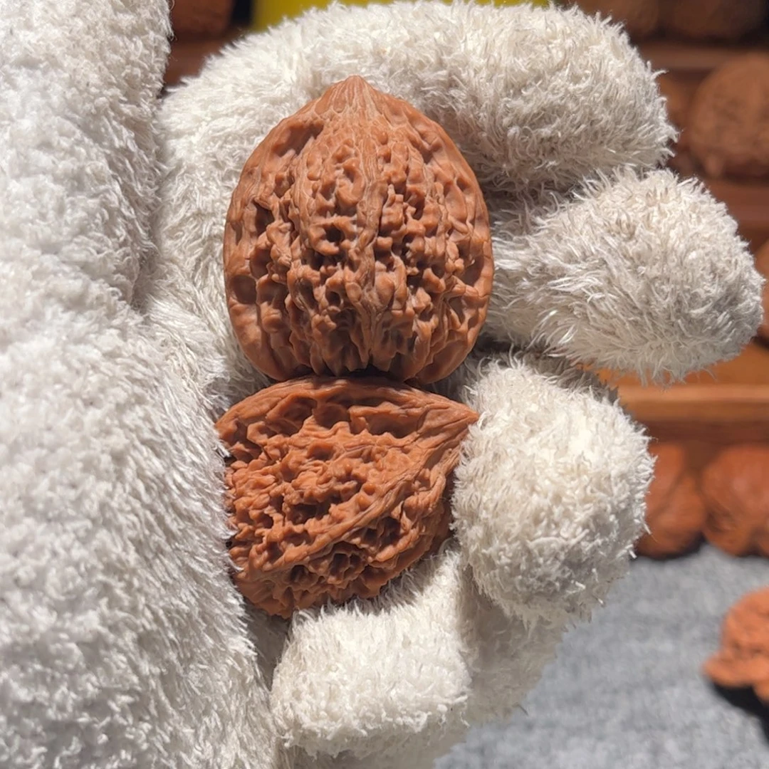 文玩核桃把件34全品老树百花山满天星