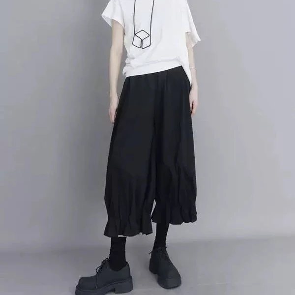【公主屋】慵懒八分休闲裤916