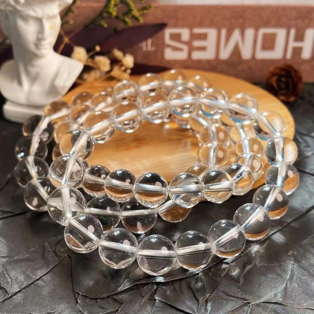 【书记甄选】天然白水晶单圈手链 多样性发一件 约16mm ym104