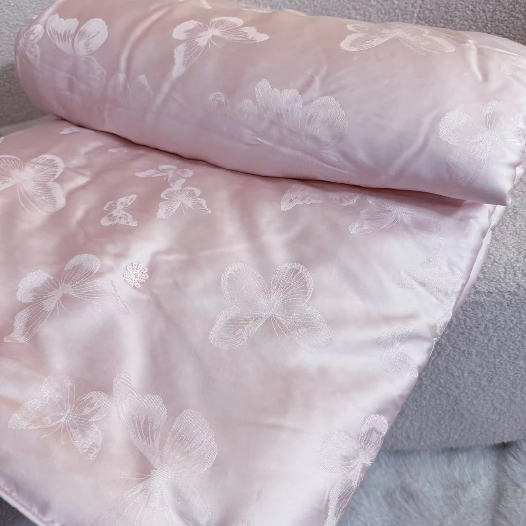 M【蝶羽-紫】200*230cm夏被家用简约轻奢可机洗