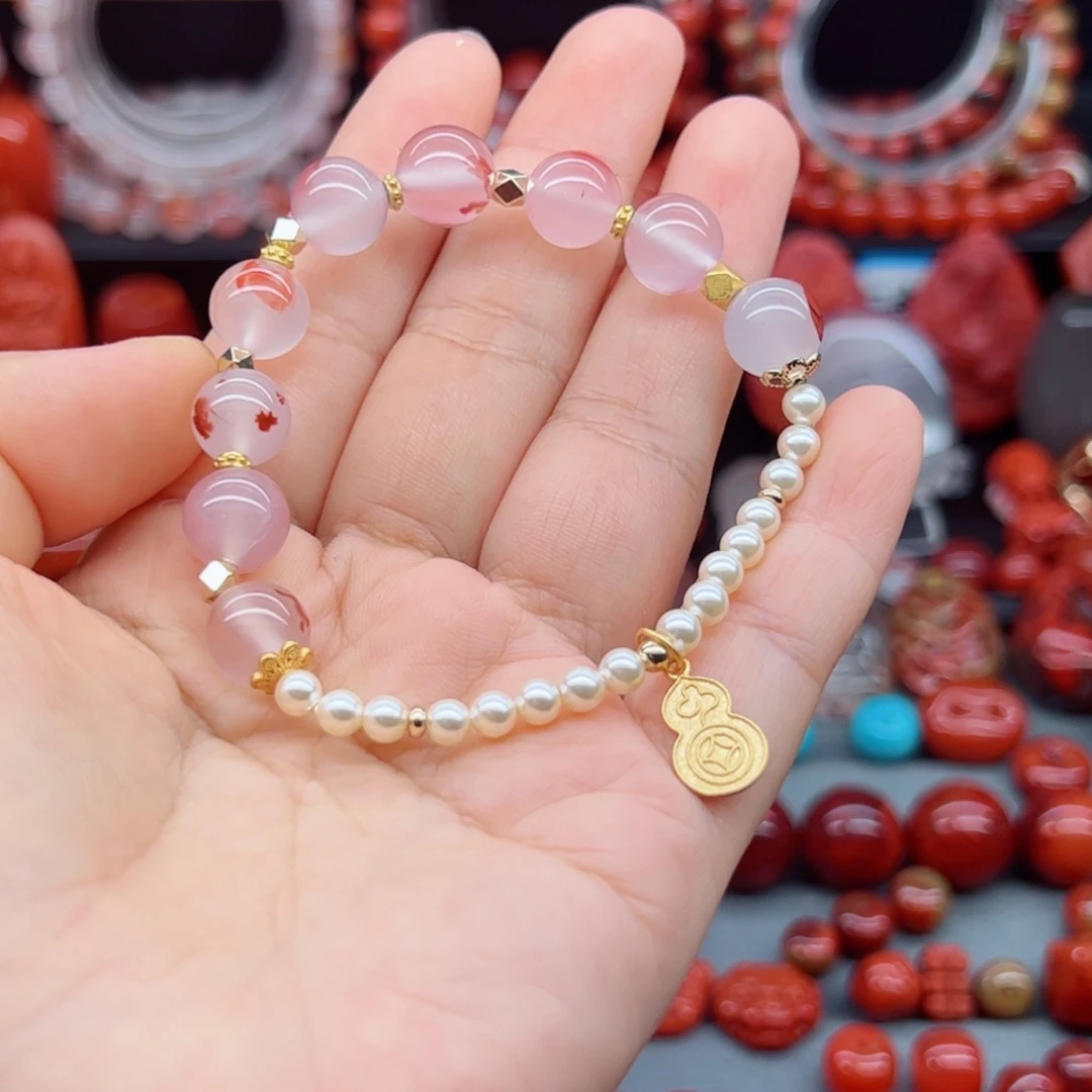 南红玛瑙配饰未镶嵌周****花