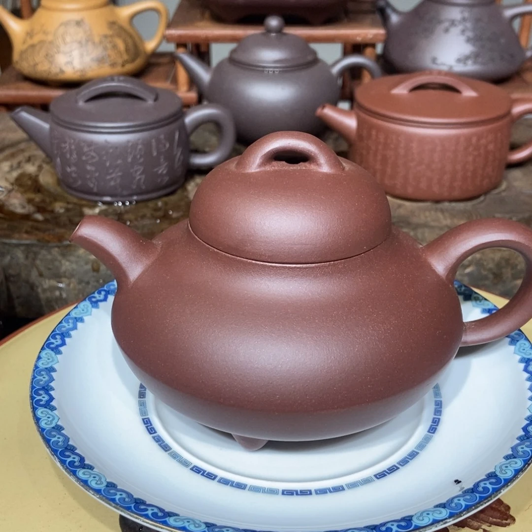 茶壶紫砂底槽清宽盖270容量