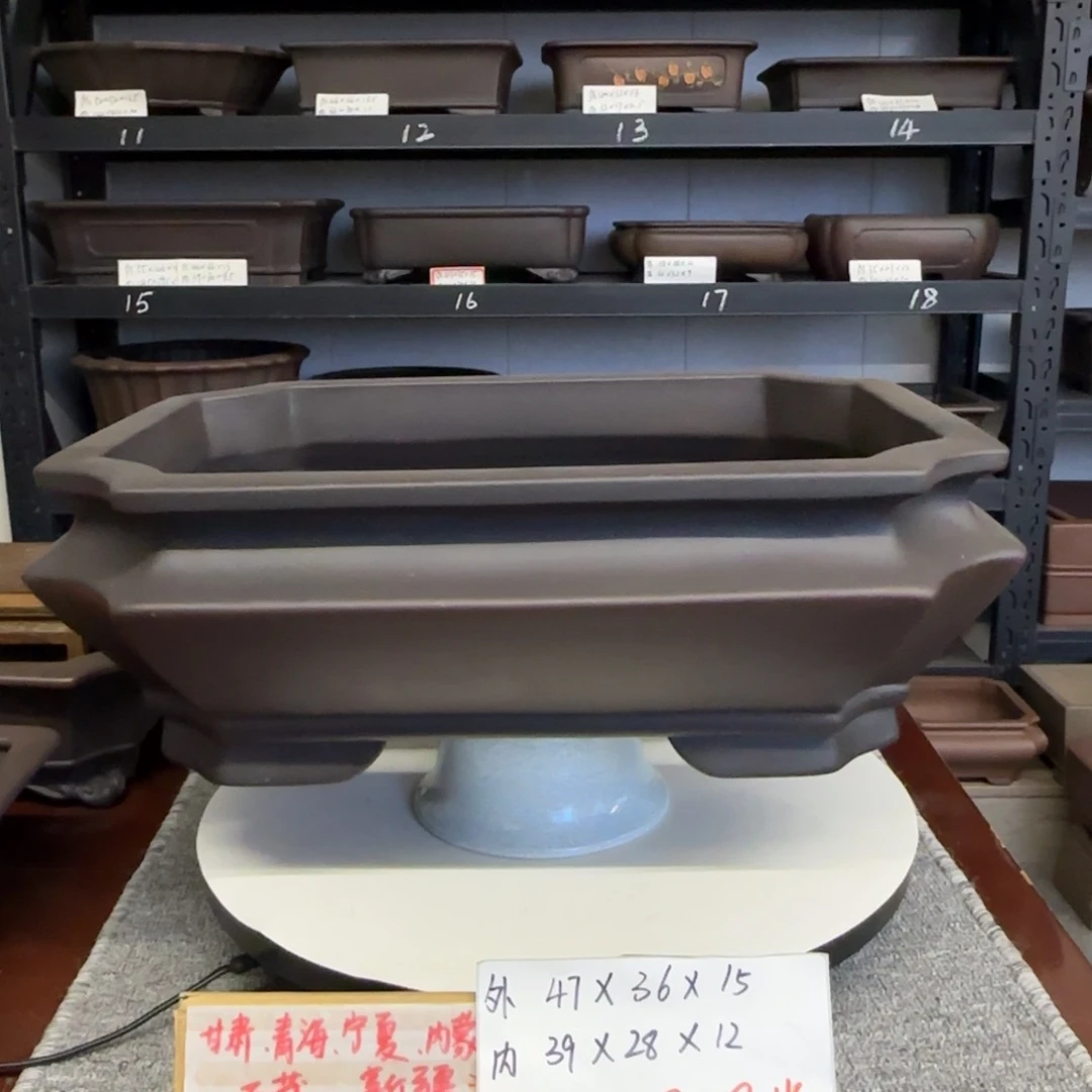 盆友居紫砂花盆直播间