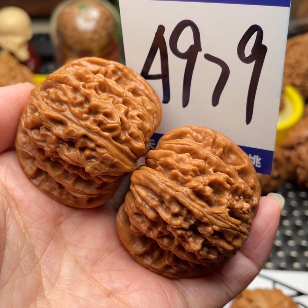 桃核把件四座楼43