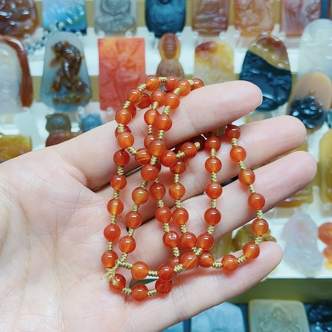 玛瑙/玉髓颈饰未镶嵌墨****者