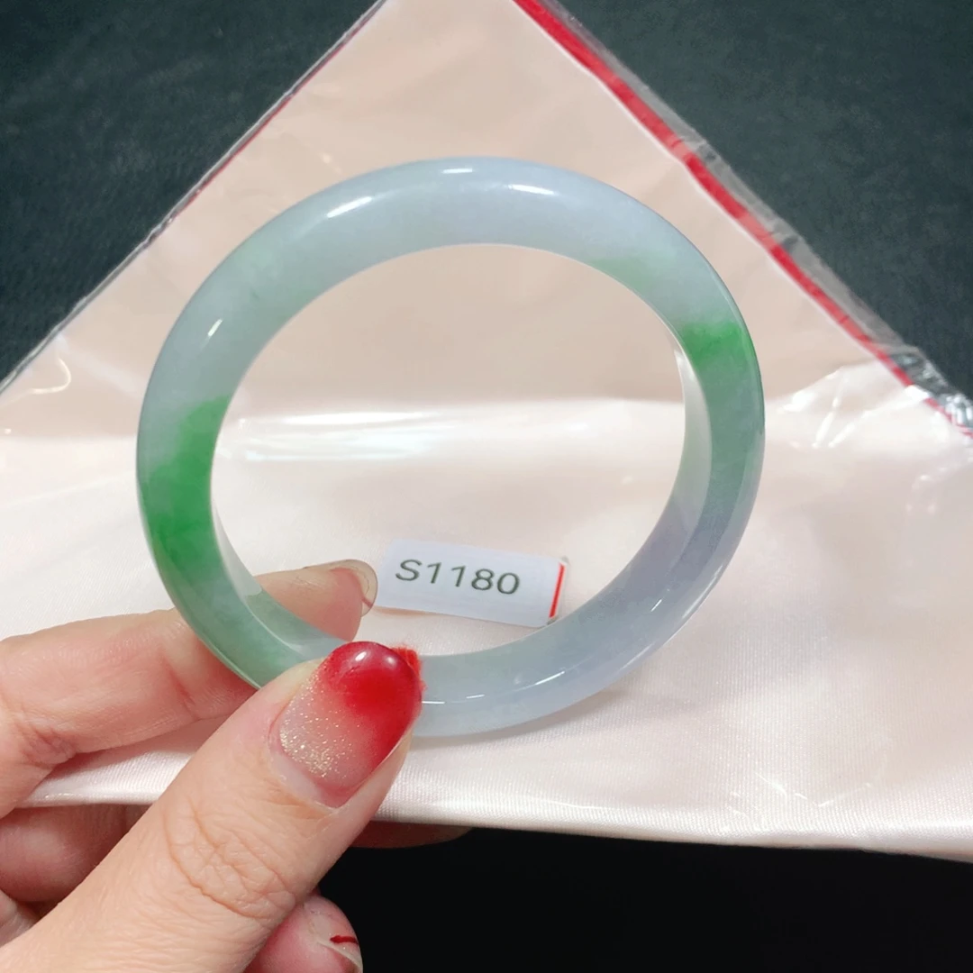 翡翠未镶嵌手镯S1180-03