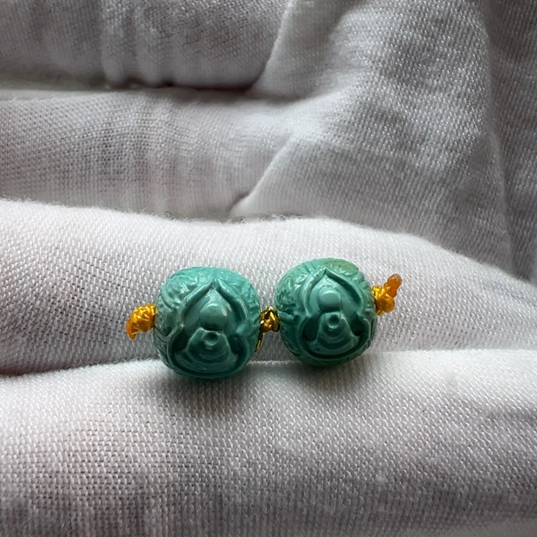 绿松石未镶嵌配饰9.3*8.7