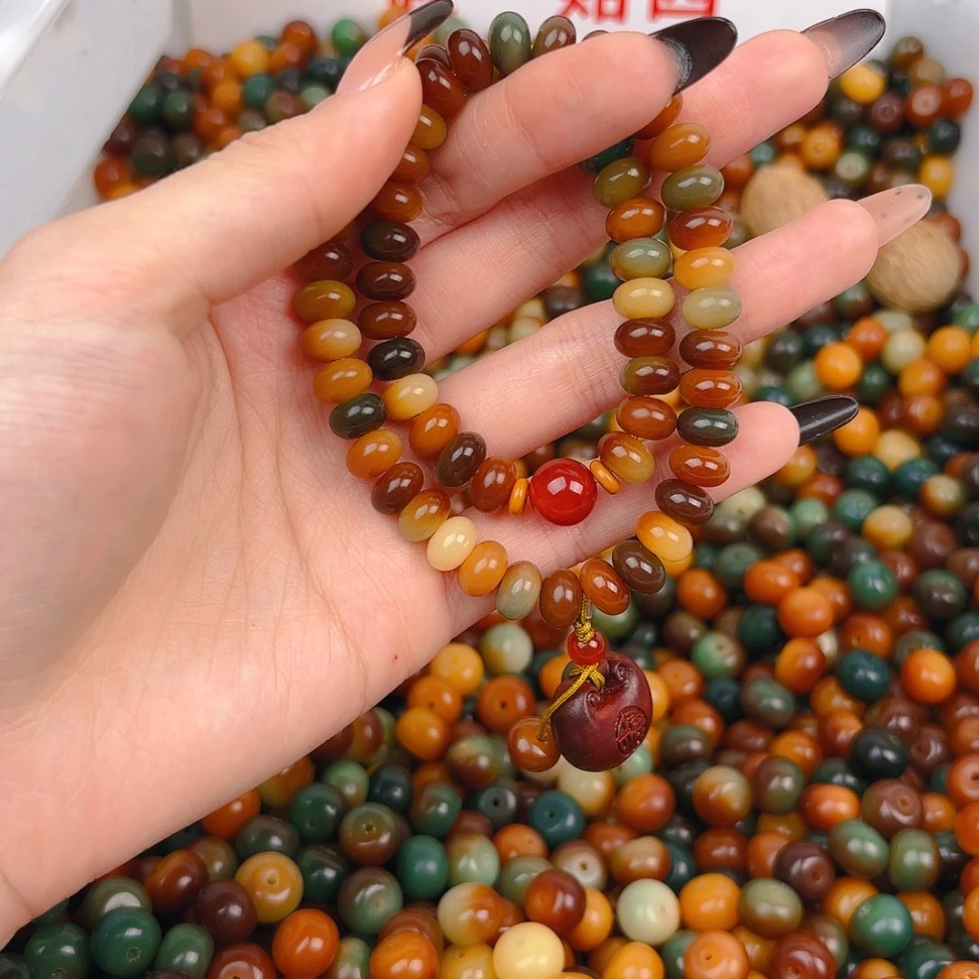 菩提根/象牙果吊坠小敦煌双圈