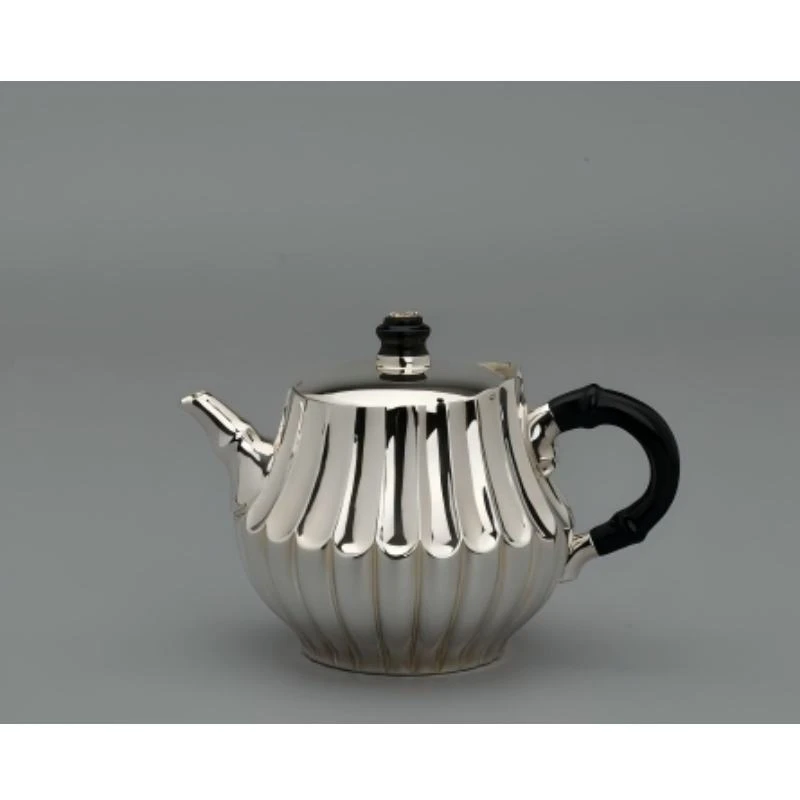 寸发标手作菊瓣僧帽壶-茶器-茶具-壶