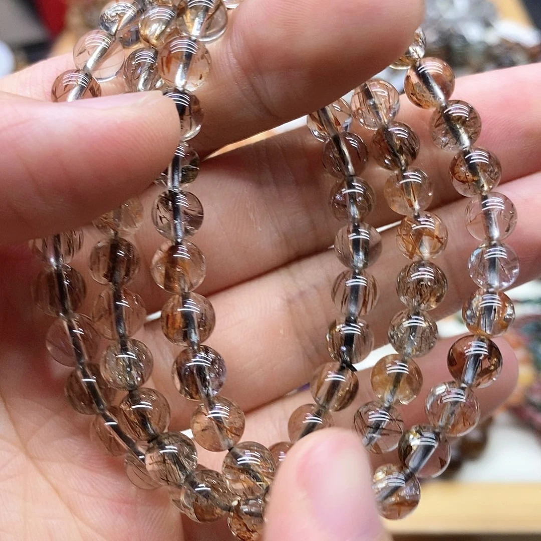 水晶手链未镶嵌多样性发货发一条