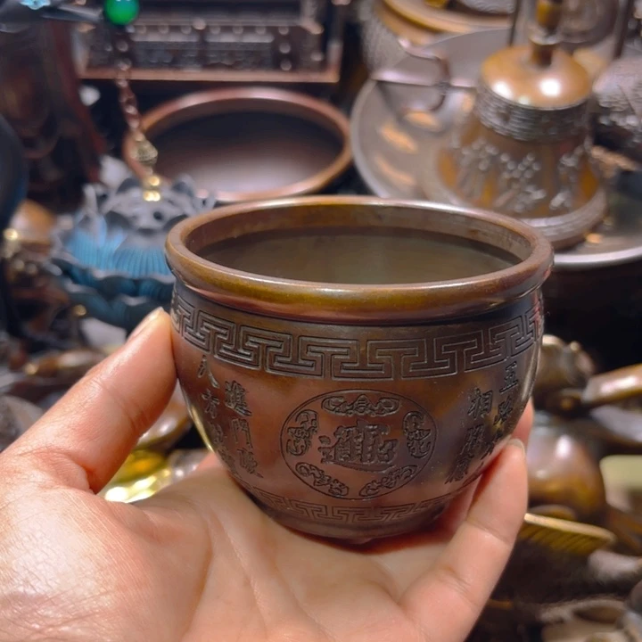 铜器摆件收收藏藏