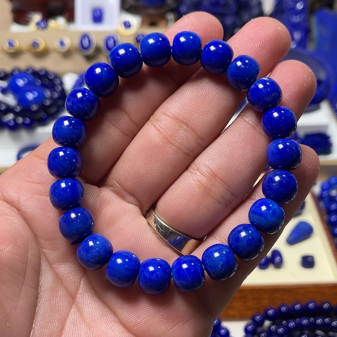 青金石未镶嵌精工老型10mm手串