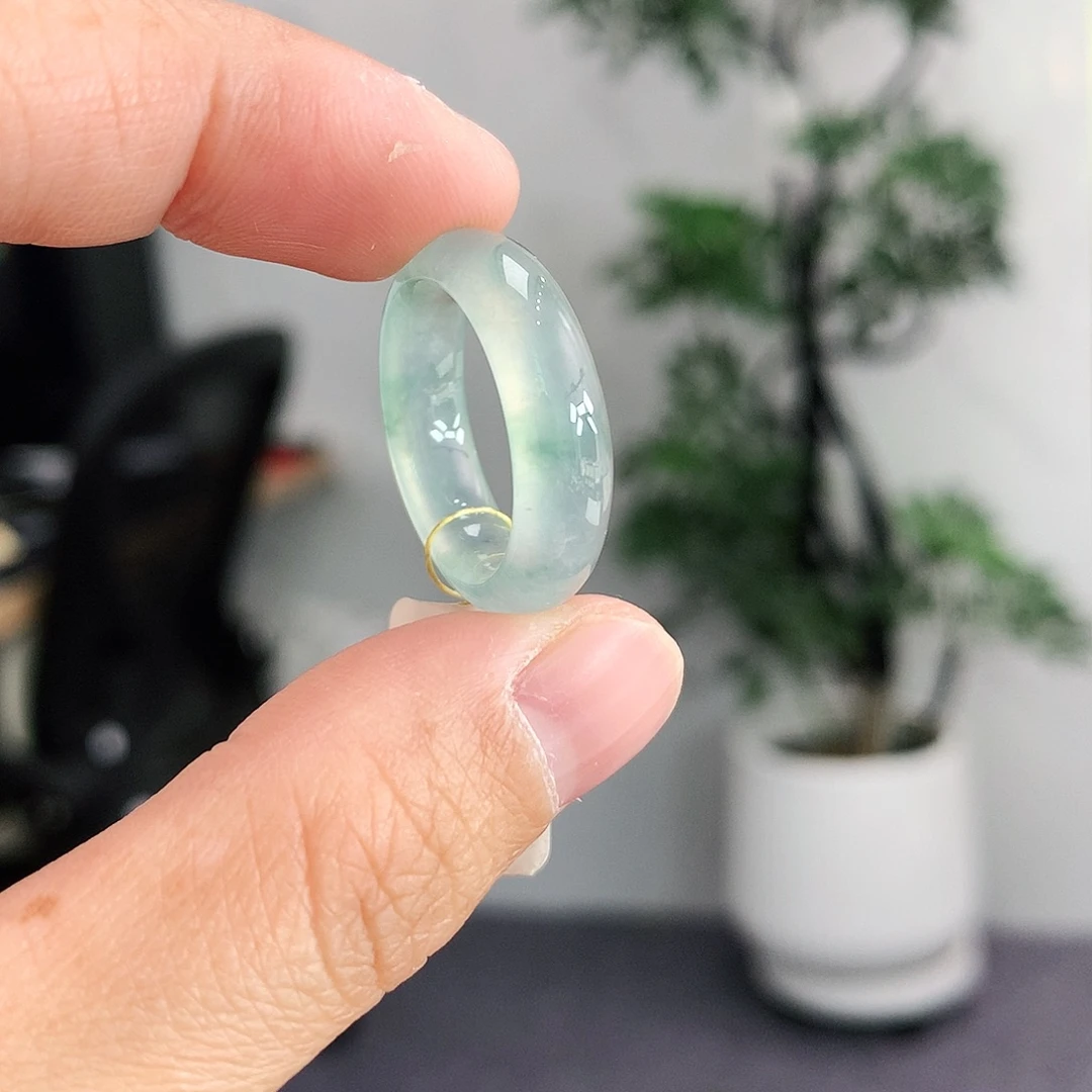 翡翠未镶嵌戒指13号