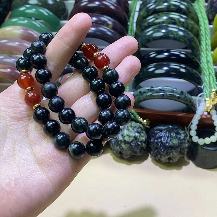 蛇纹石玉未镶嵌手串