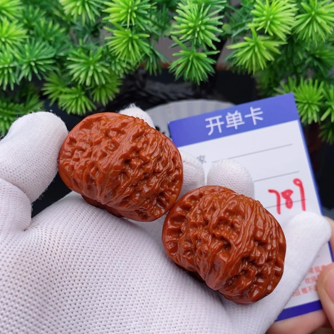 把件文玩核桃42球白789