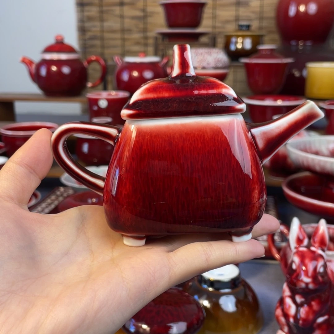 景德镇原矿陶瓷 茶壶