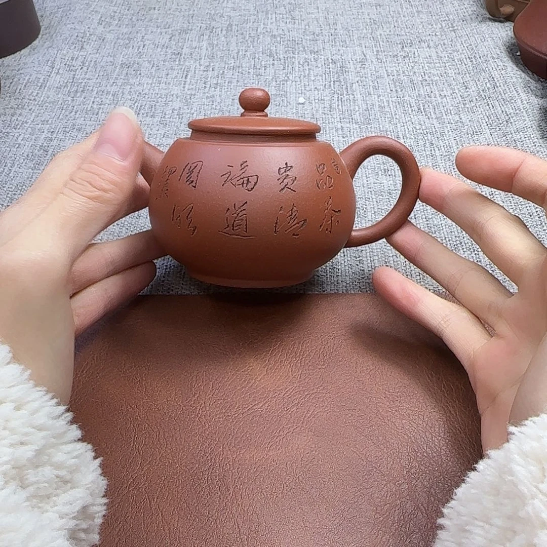 茶壶紫砂民间手艺人全手工制作