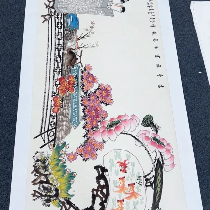 国画纯手绘作品欣赏图