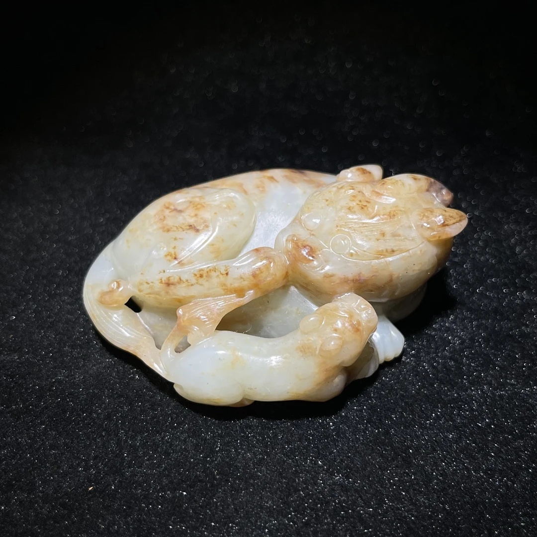 臻藏（8a）和田玉瑞兽2506290003