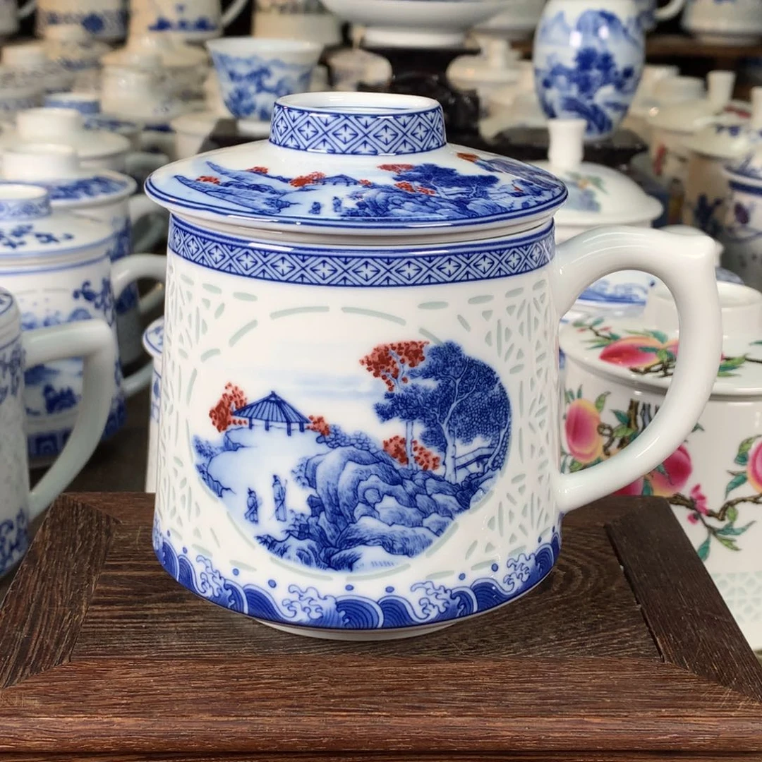 景德镇陶瓷高温办公杯