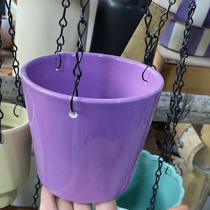 陶盆有孔 瑕疵针孔漏釉介意勿拍口 12.5高11