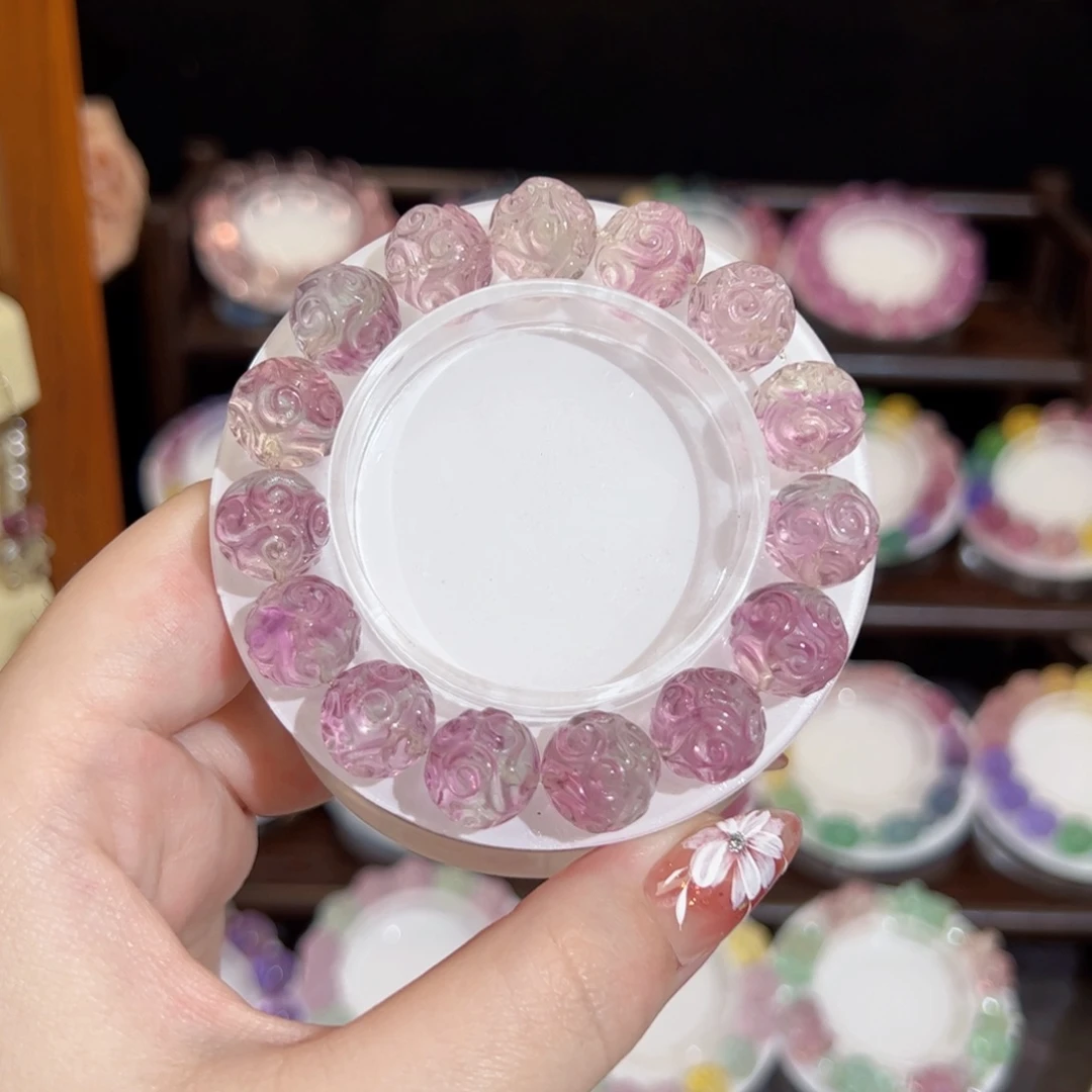 萤石手串未镶嵌y***o手串