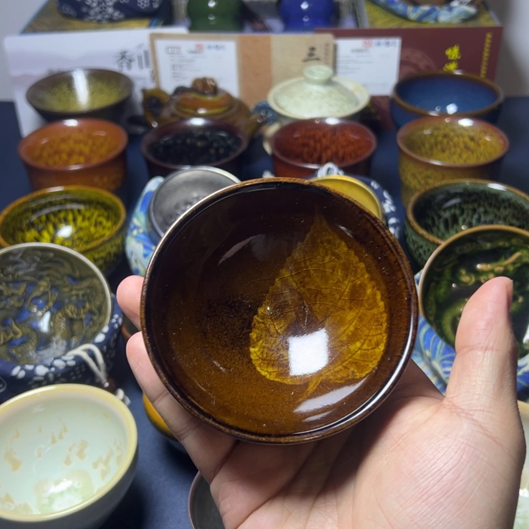 茶盏建阳建盏喝茶主人杯