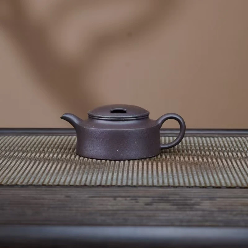 XLL天青【牛盖莲子】宜兴黄龙山原矿手工紫砂壶