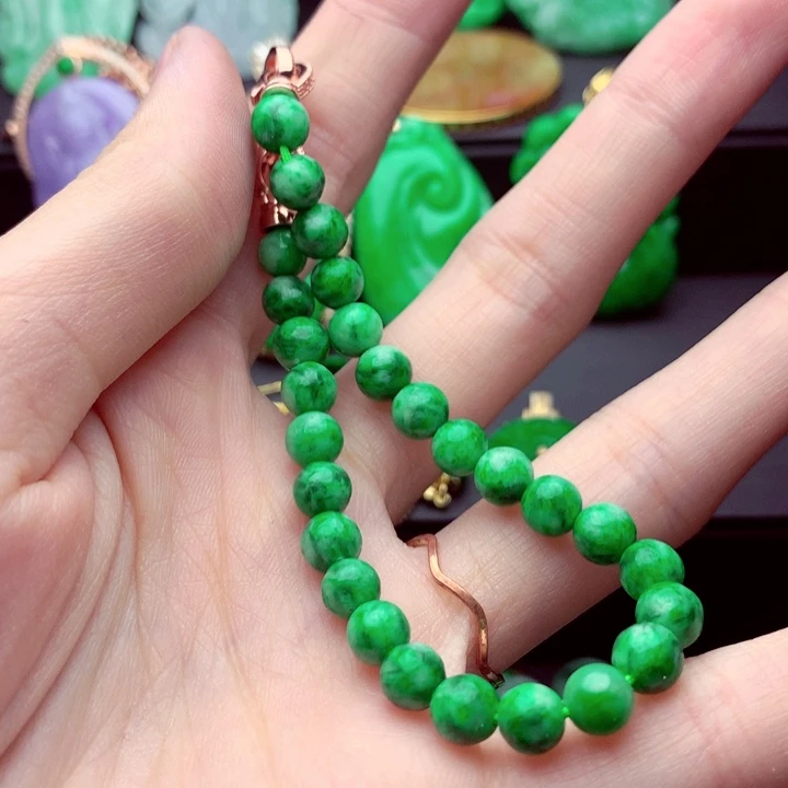 翡翠未镶嵌手链手链