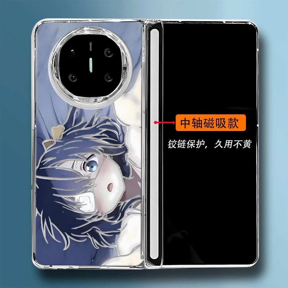 适用VivoXFold3Pro中轴磁吸华为MateX356手机壳OPPOFindN5荣耀硬