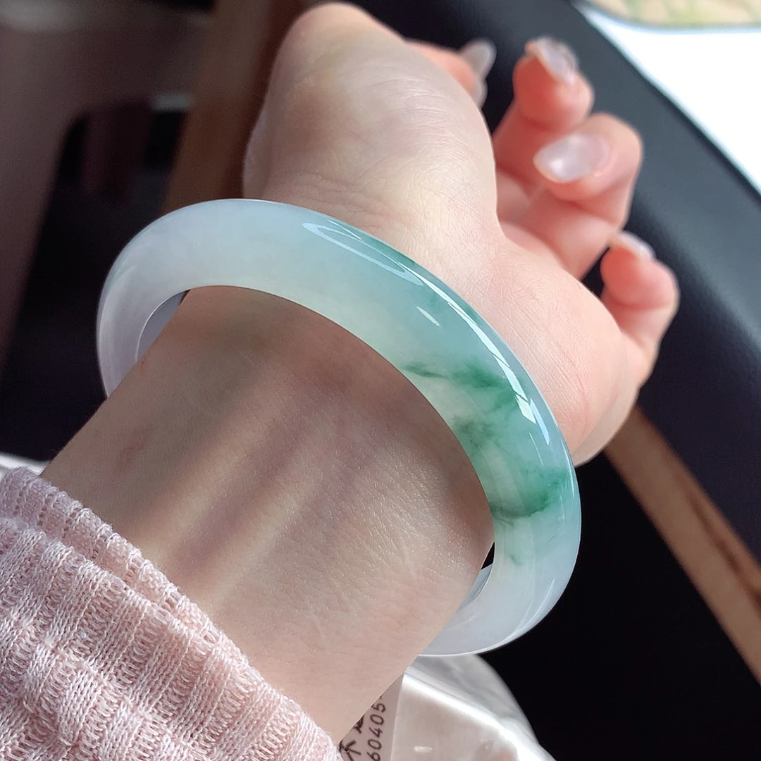 未镶嵌手镯翡翠天然A货翡翠56-57小万战斗机主播推荐6号